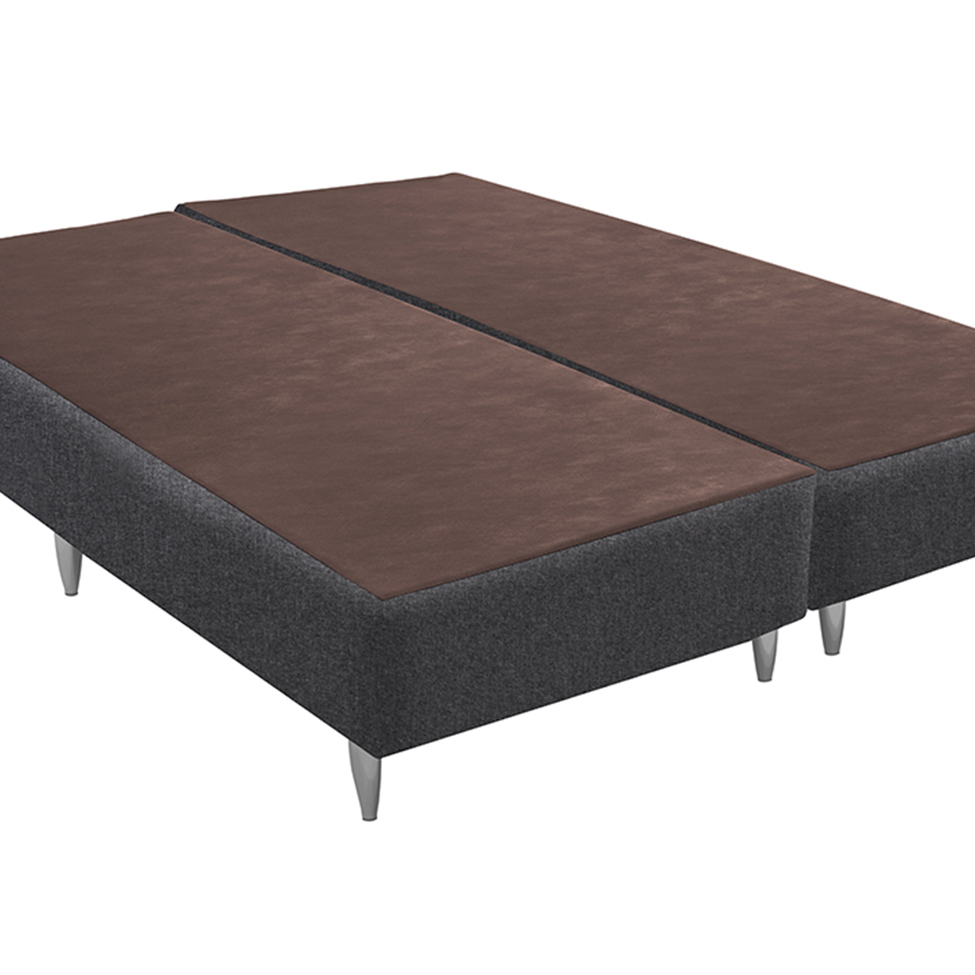 Base para Cama Box King Linen (23x186x198) Cinza