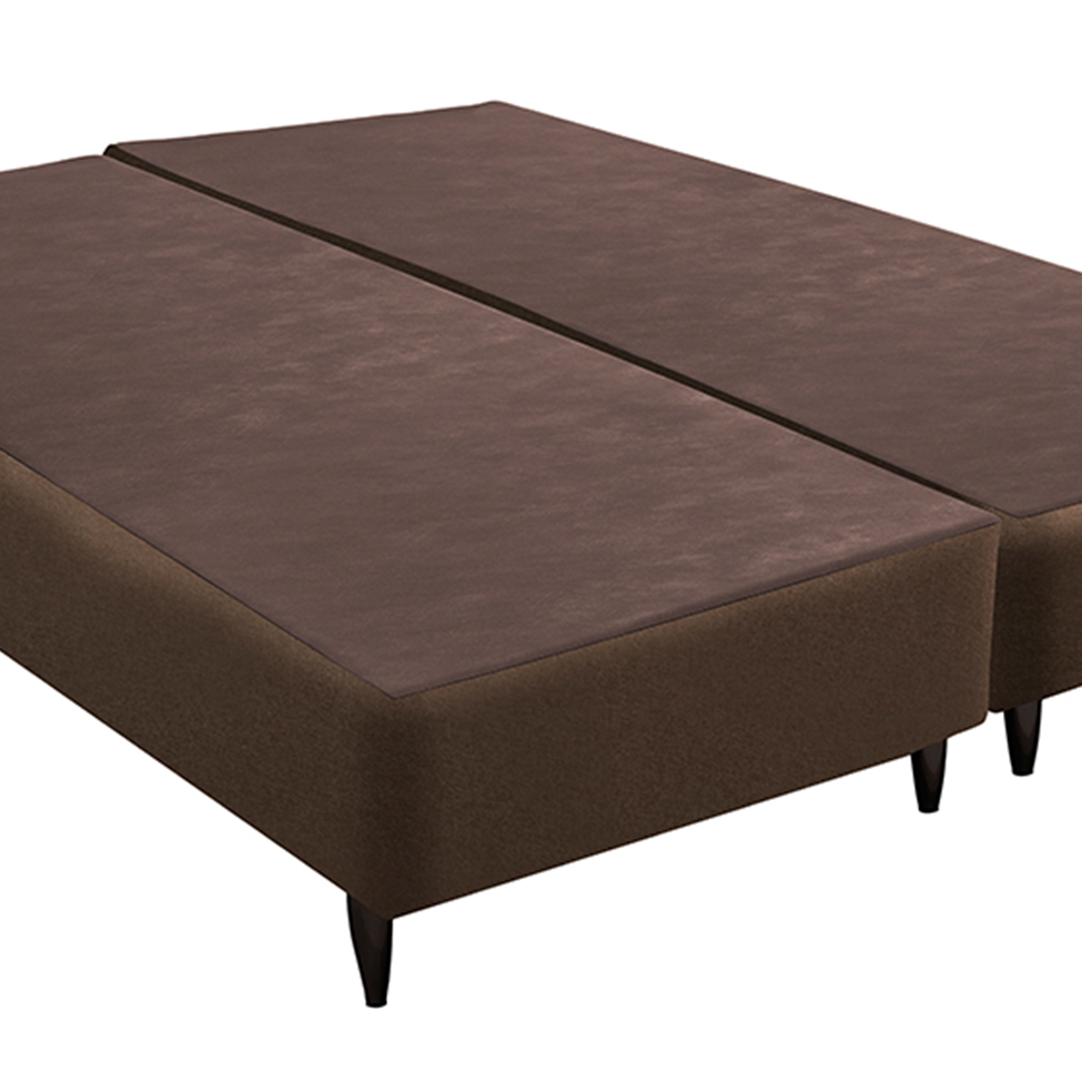 Base para Cama Box King Linen (23x186x198) Marrom