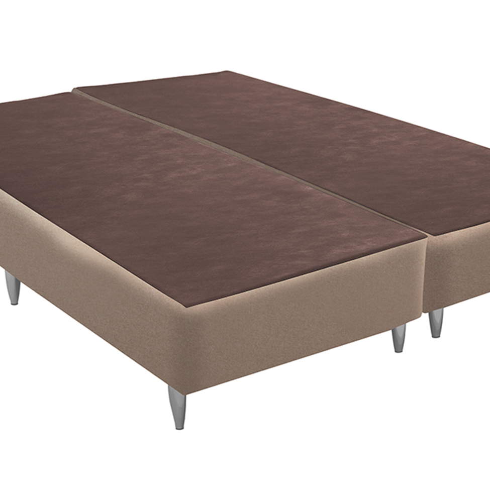 Base para Cama Box King Linen (23x193x203) Bege