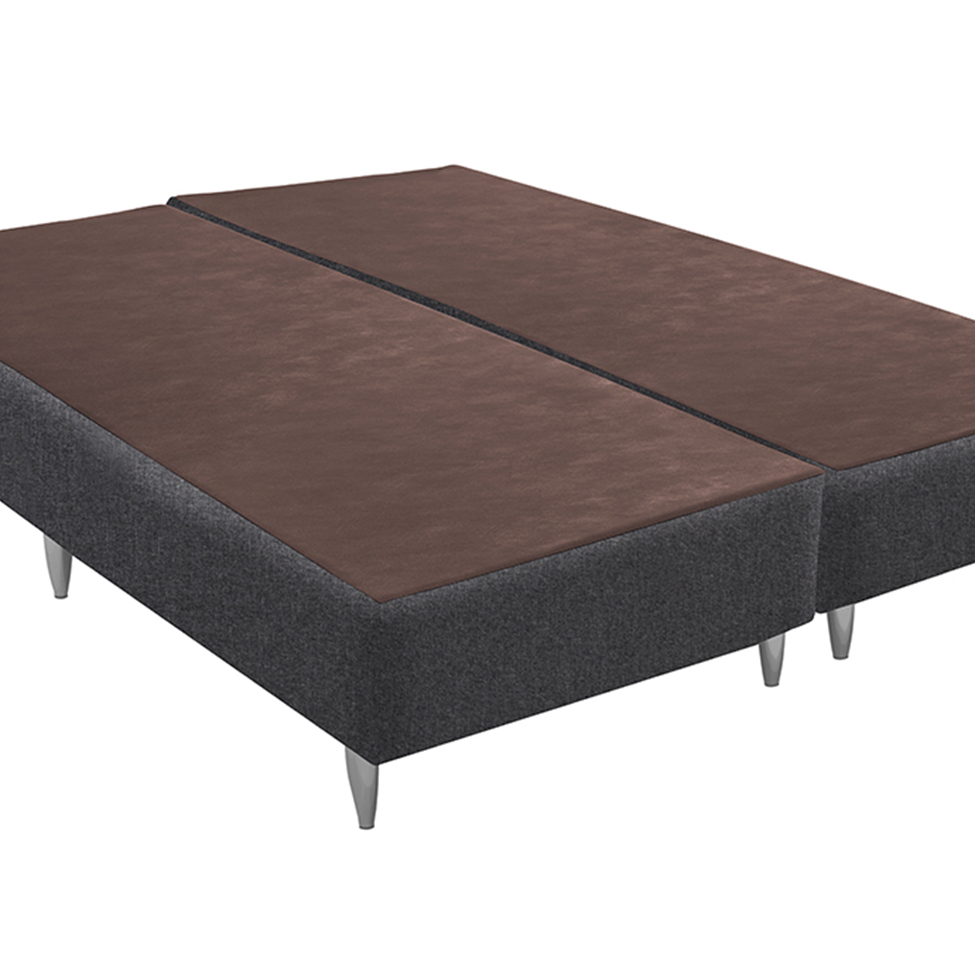 Base para Cama Box King Linen (23x193x203) Cinza