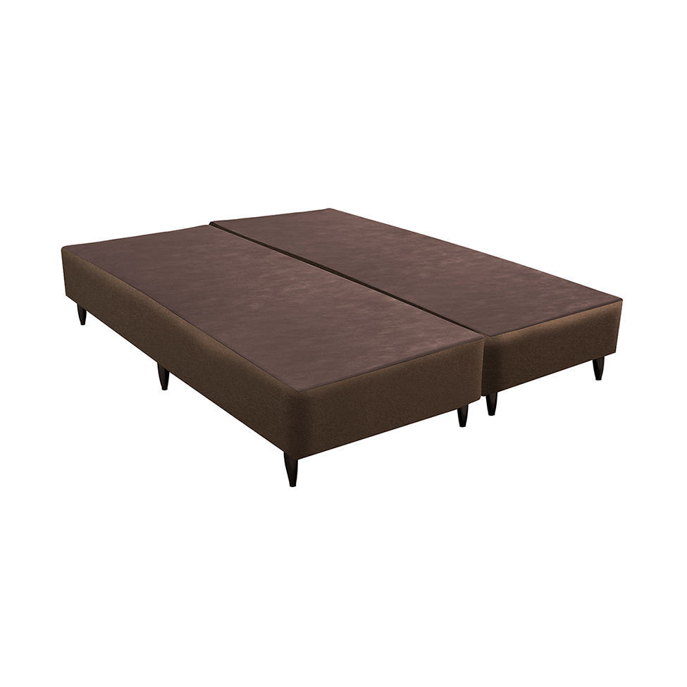 Base para Cama Box King Linen (30x186x198) Marrom