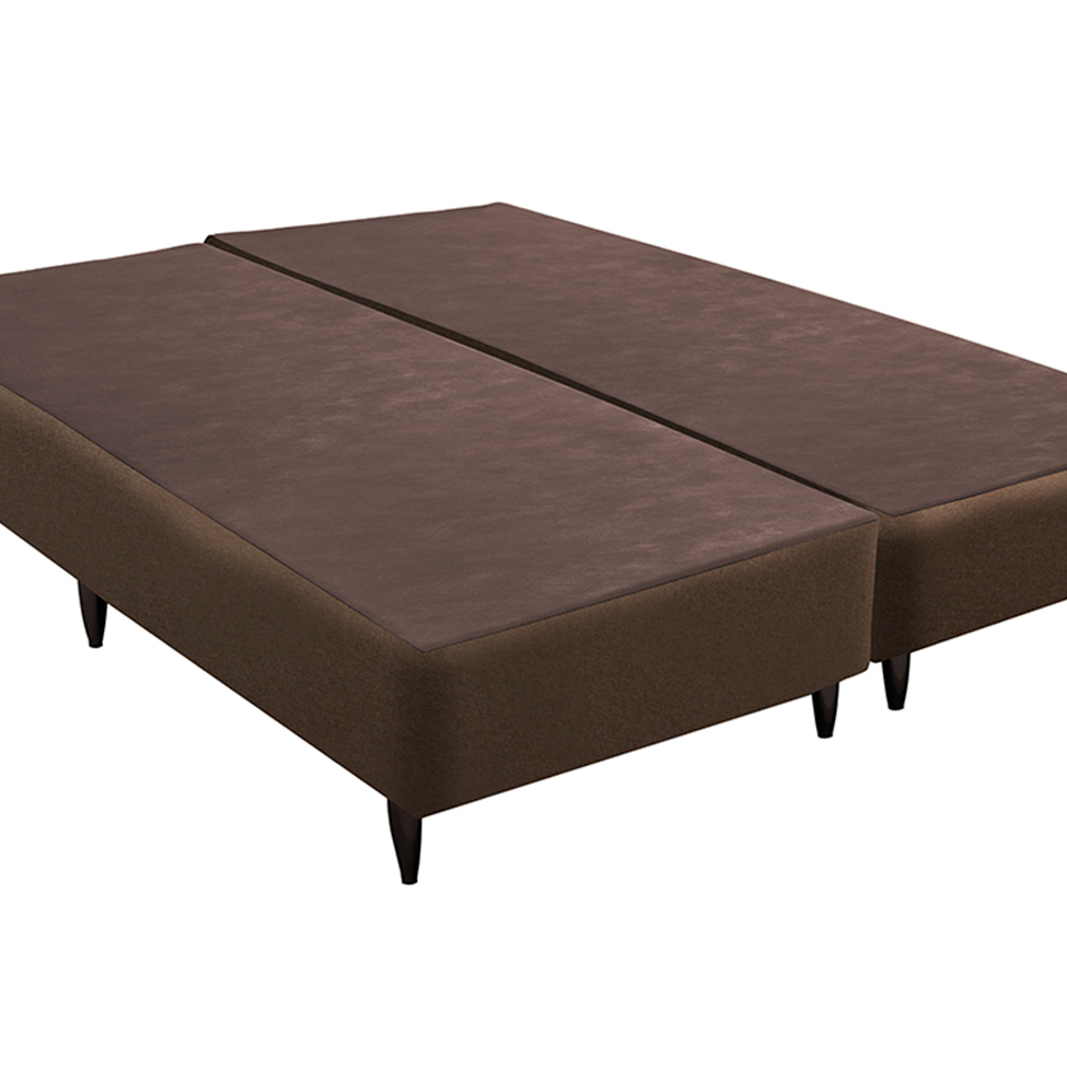 Base para Cama Box King Linen (30x186x198) Marrom
