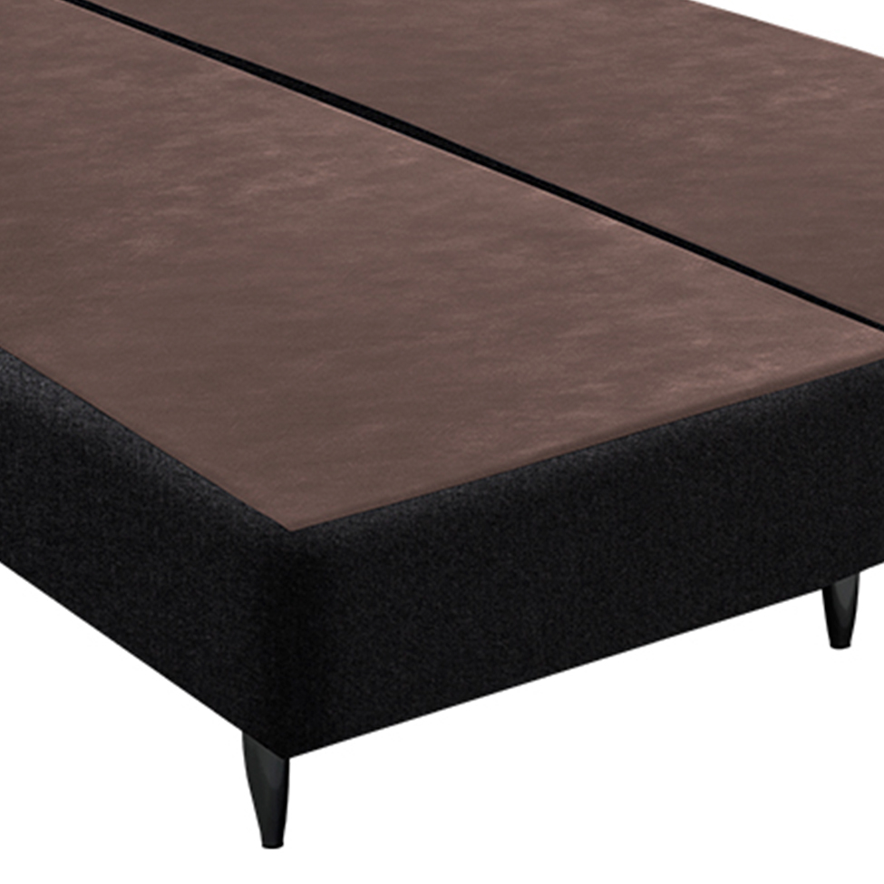 Base para Cama Box King Linen (30x186x198) Preta