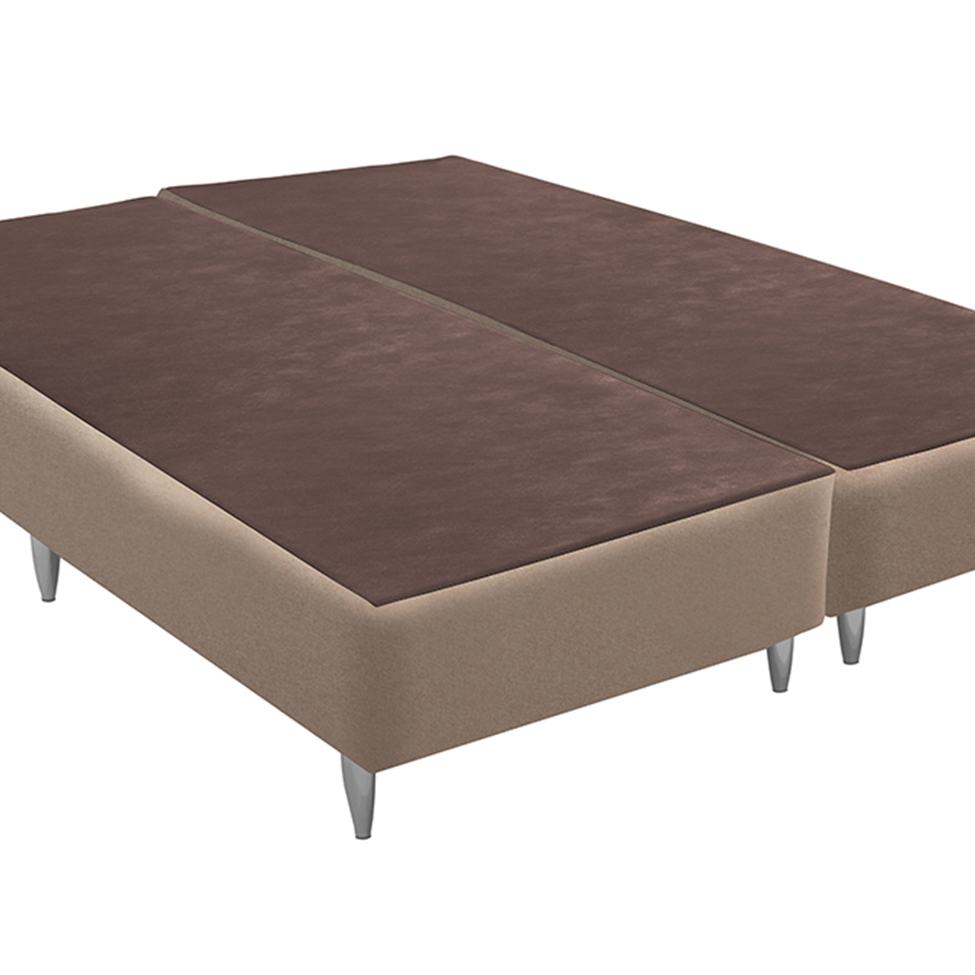 Base para Cama Box King Linen (30x193x203) Bege