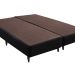 Base para Cama Box King Linen (30x193x203) Preta