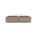 Base para Cama Box Queen Americana com Baú Bege