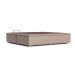 Base para Cama Box Queen Americana com Baú Bege