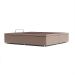 Base para Cama Box Queen Americana com Baú Bege