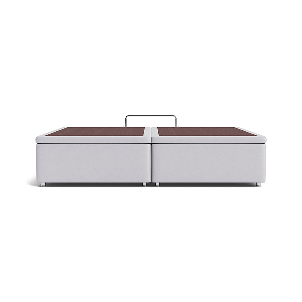 Base para Cama Box Queen Americana com Baú Branca