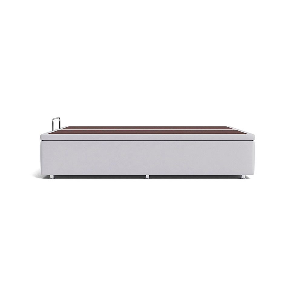 Base para Cama Box Queen Americana com Baú Branca