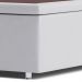 Base para Cama Box Queen Americana com Baú Branca