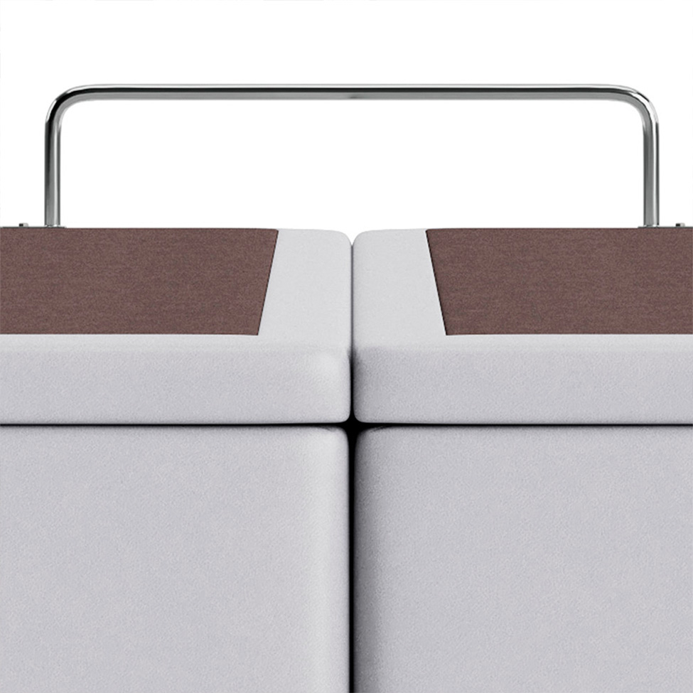 Base para Cama Box Queen Americana com Baú Branca