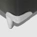Base para Cama Box Queen Cori II Cinza