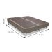 Base para Cama Box Queen Cori II Creme
