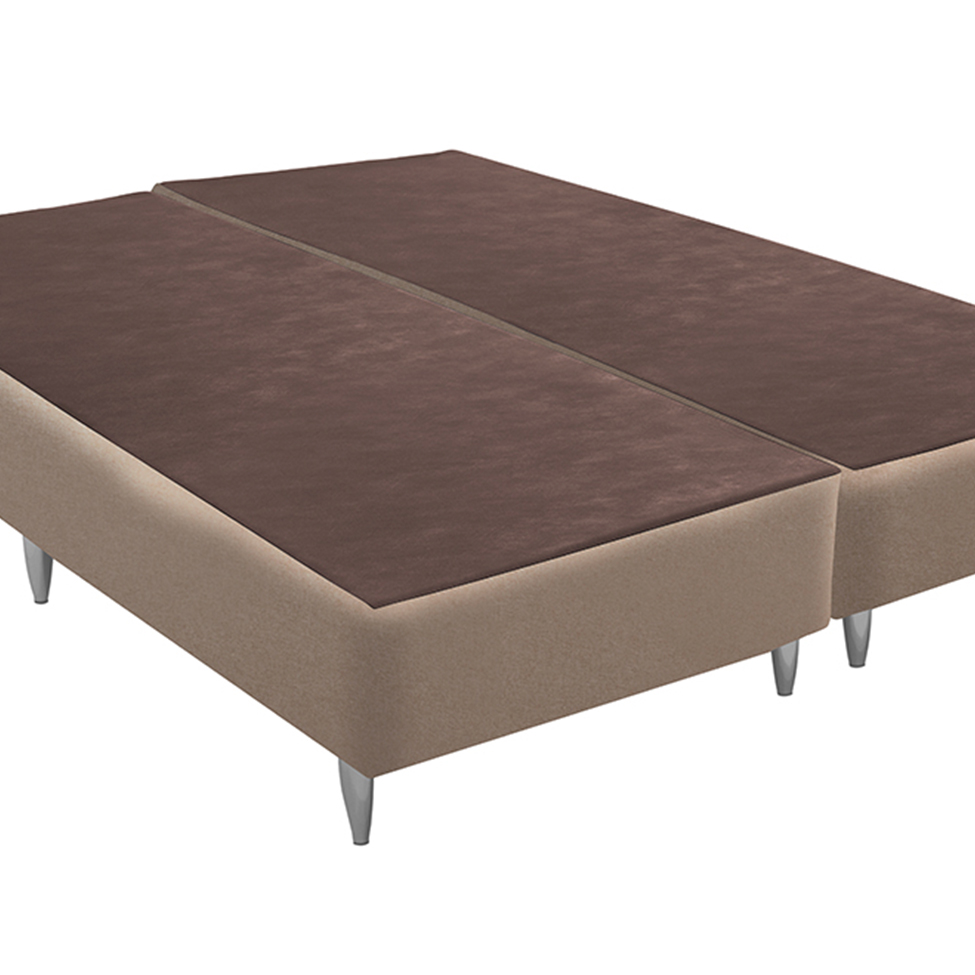 Base para Cama Box Queen Linen (23x158x198) Bege