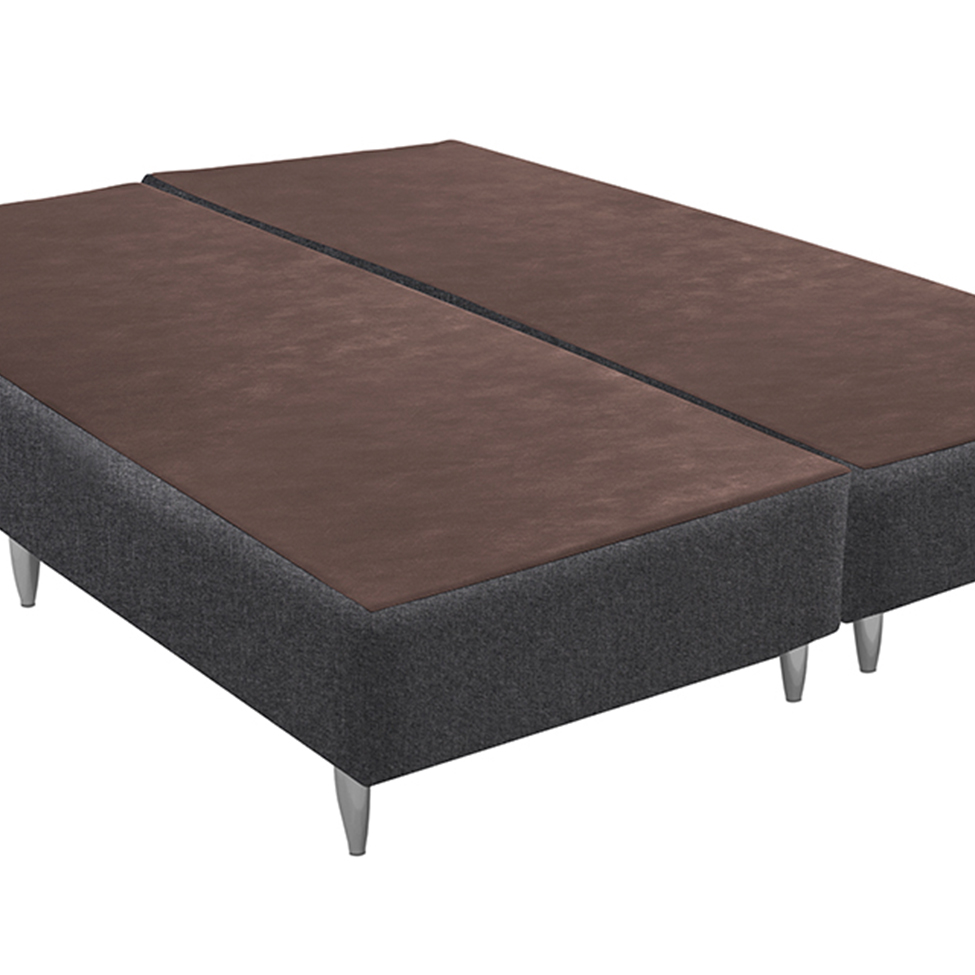 Base para Cama Box Queen Linen (23x158x198) Cinza