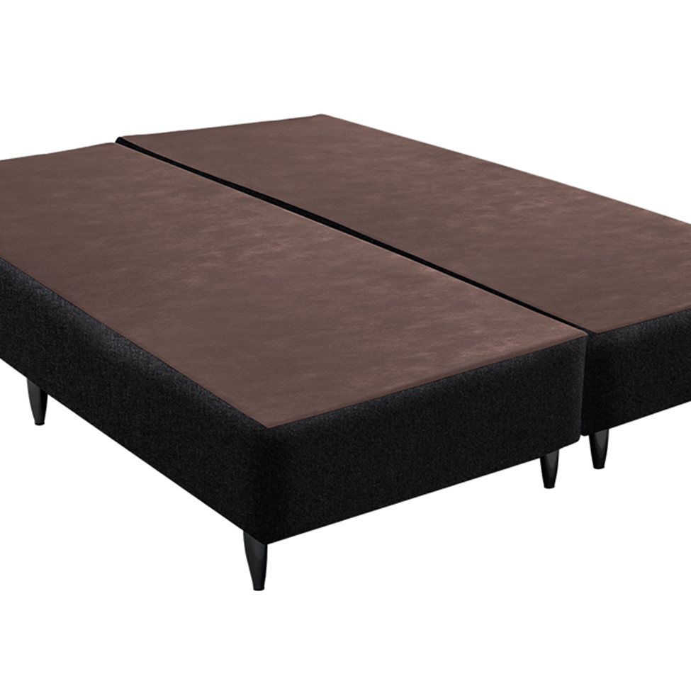 Base para Cama Box Queen Linen (23x158x198) Preta