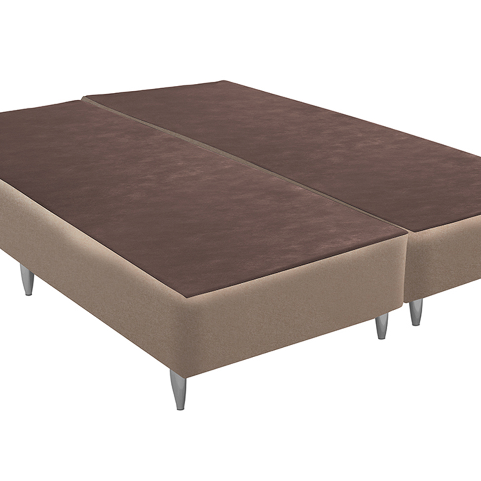 Base para Cama Box Queen Linen (30x158x198) Bege