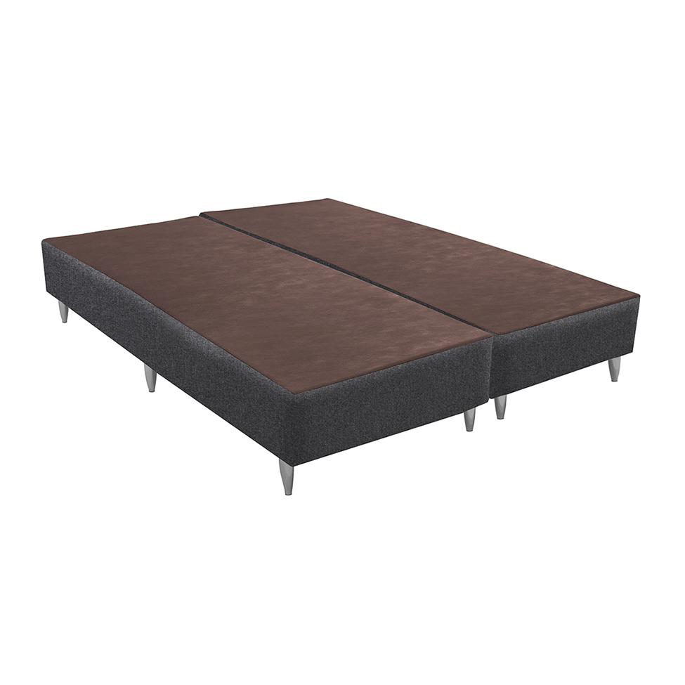 Base para Cama Box Queen Linen (30x158x198) Cinza