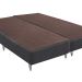 Base para Cama Box Queen Linen (30x158x198) Cinza
