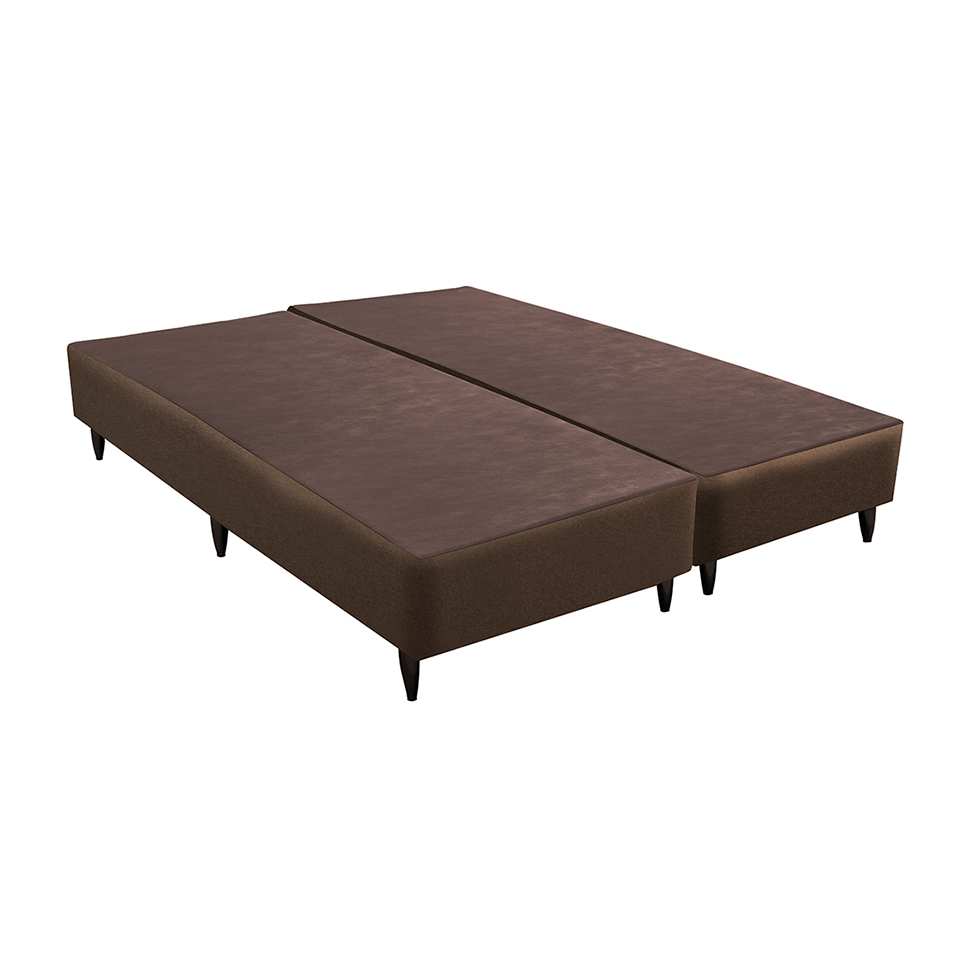 Base para Cama Box Queen Linen (30x158x198) Marrom