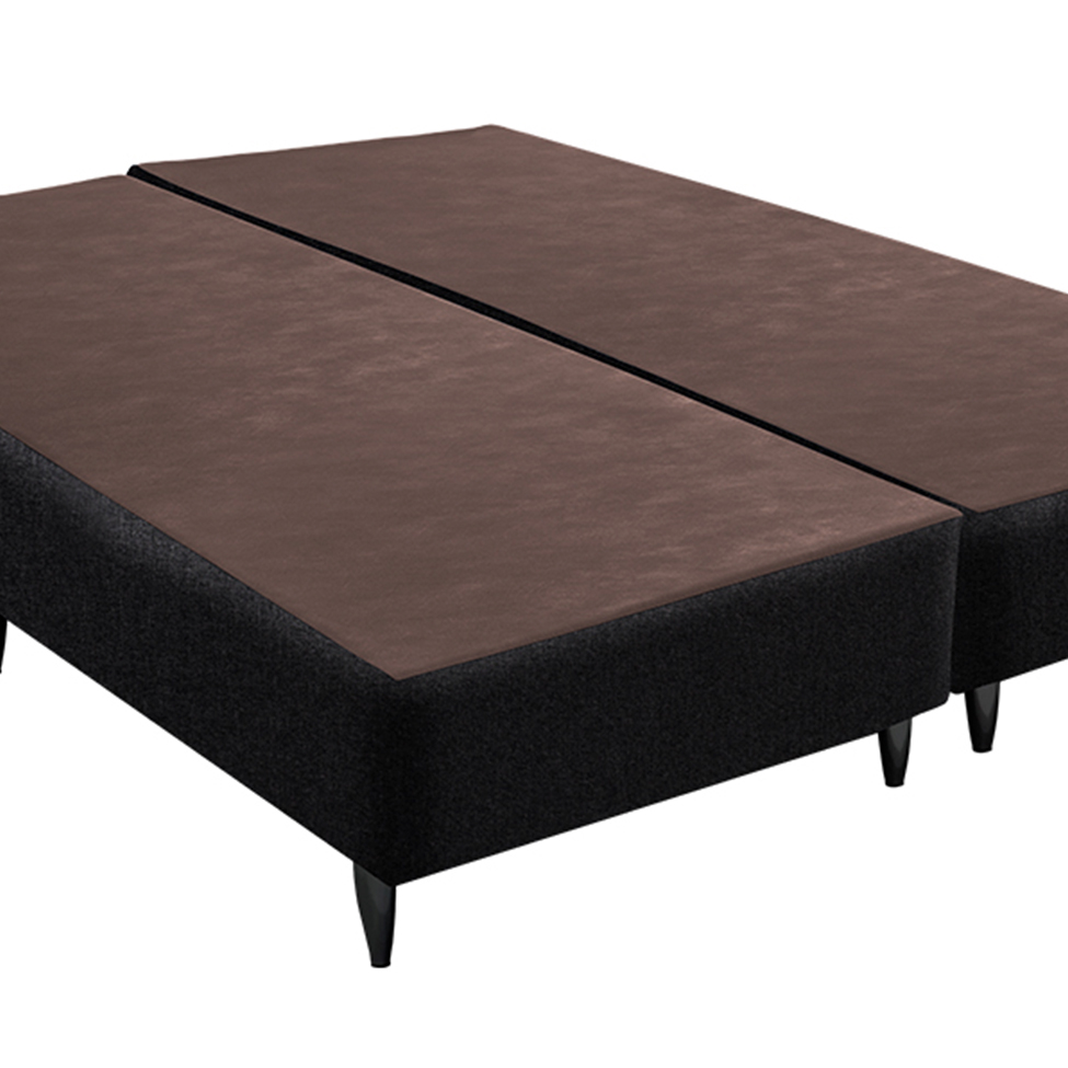 Base para Cama Box Queen Linen (30x158x198) Preta