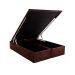 Base para Cama Box Queen Physical l com Baú (39x158x198) Marrom