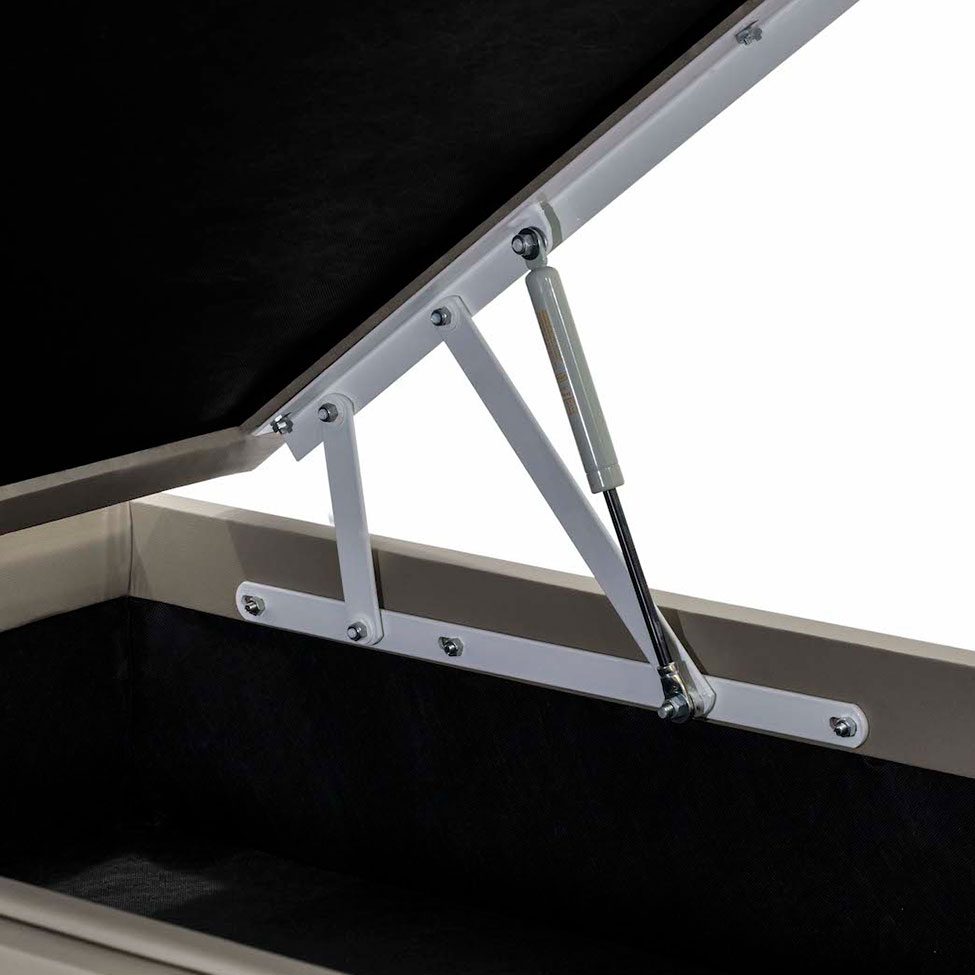 Base para Cama Box Queen Physical ll com Baú (39x158x198) Bege