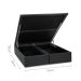 Base para Cama Box Queen Physical ll com Baú (39x158x198) Cinza