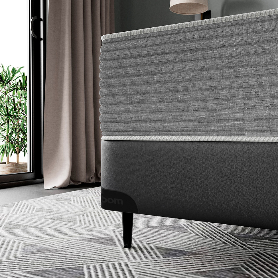 Base para Cama Box Solteiro Cori I Cinza
