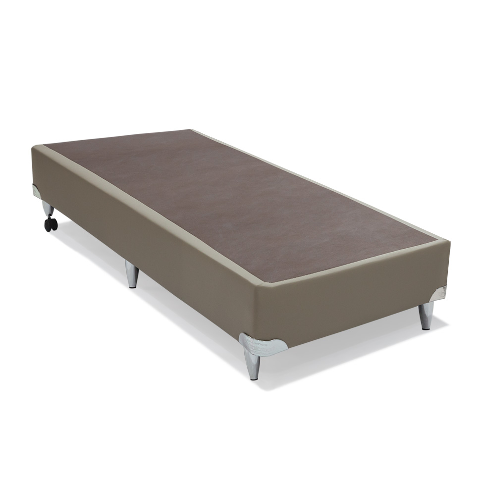 Base para Cama Box Solteiro Cori II Creme