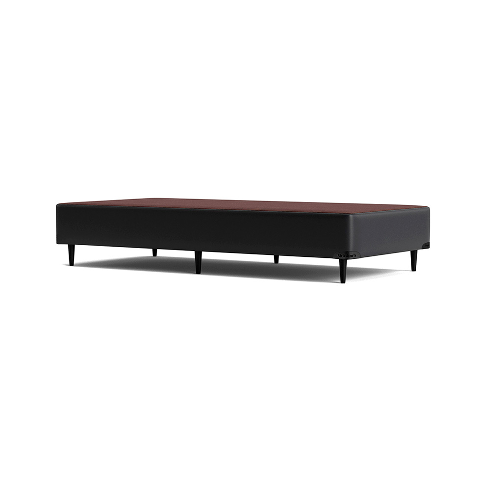 Base para Cama Box Solteiro Florence l (23x108x198) Cinza