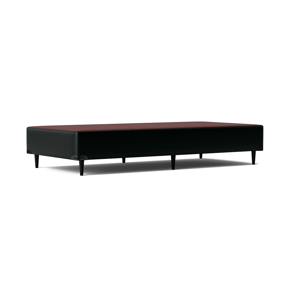 Base para Cama Box Solteiro Florence l (23x108x198) Preta