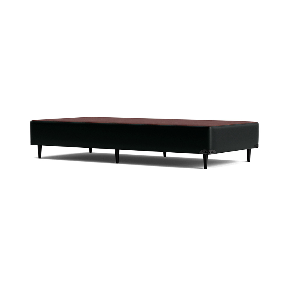 Base para Cama Box Solteiro Florence l (23x78x188) Preta