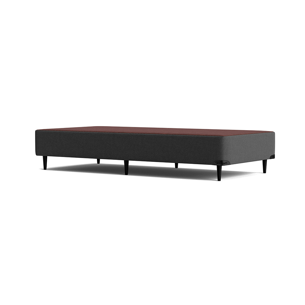 Base para Cama Box Solteiro Florence ll (23x108x198) Cinza