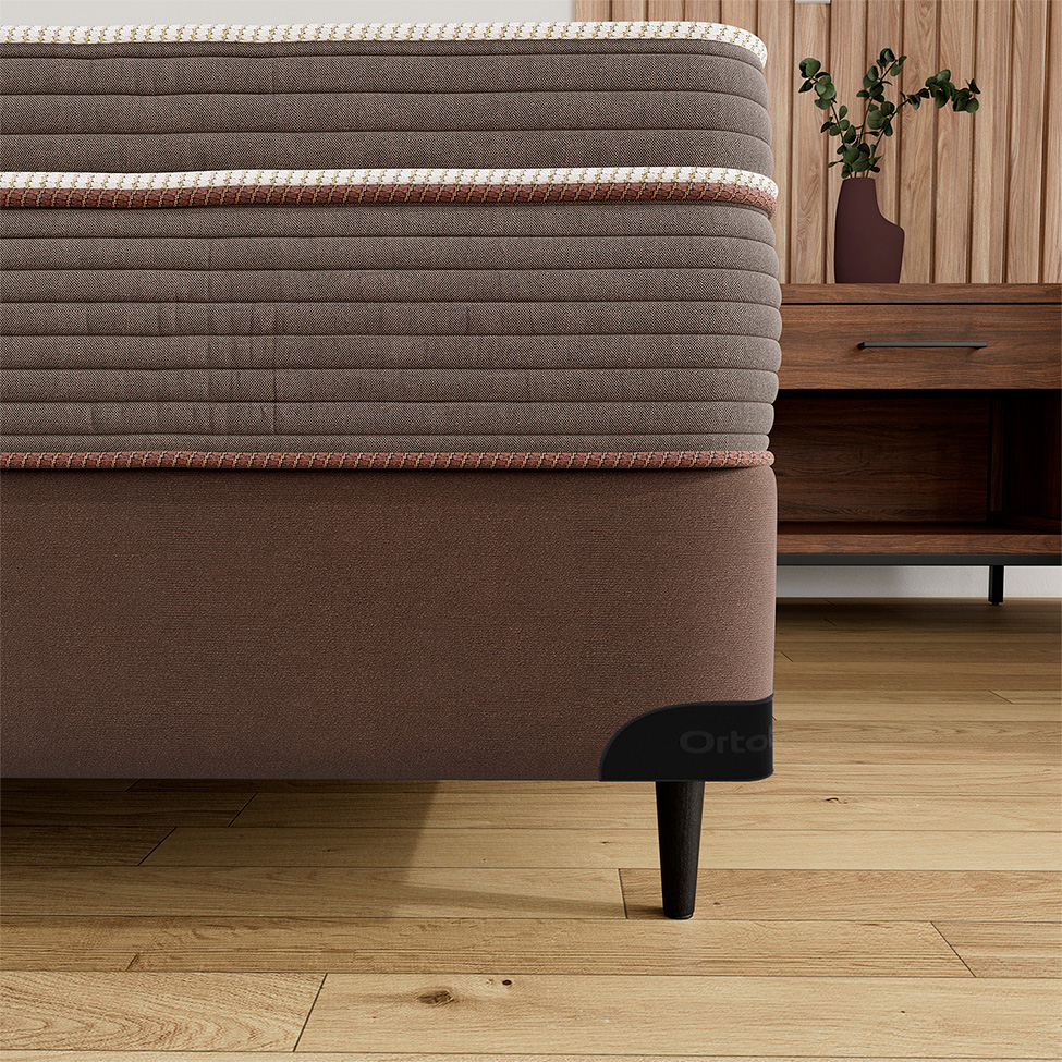 Base para Cama Box Solteiro Florence ll (23x108x198) Marrom