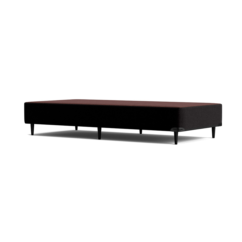 Base para Cama Box Solteiro Florence ll (23x108x198) Preta
