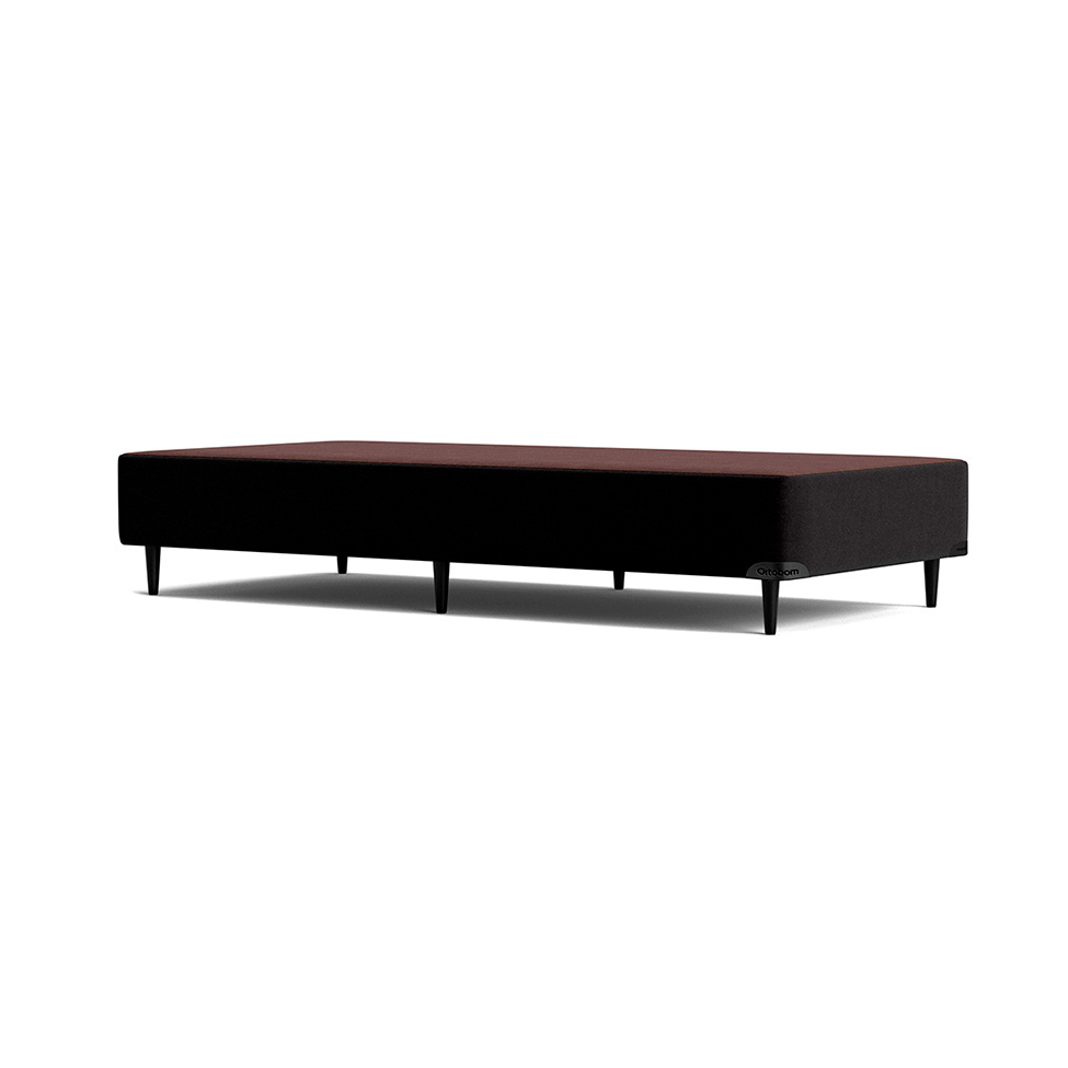 Base para Cama Box Solteiro Florence ll (23x78x188) Preta