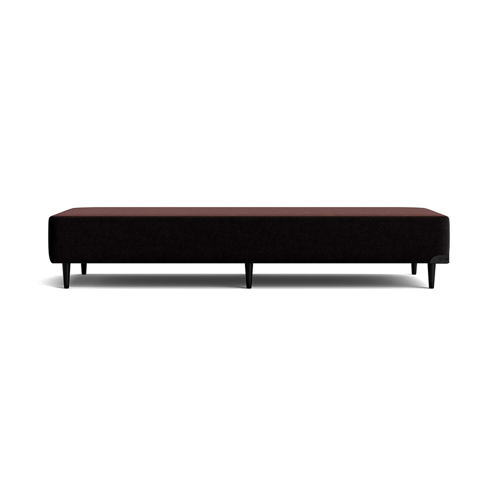 Base para Cama Box Solteiro Florence ll (23x78x188) Preta
