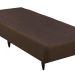 Base para Cama Box Solteiro Linen (23x108x198) Marrom