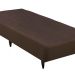 Base para Cama Box Solteiro Linen (23x78x188) Marrom
