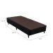 Base para Cama Box Solteiro Linen (23x78x188) Preta