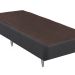 Base para Cama Box Solteiro Linen (23x88x188) Cinza