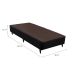 Base para Cama Box Solteiro Linen (23x88x188) Preta