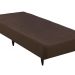 Base para Cama Box Solteiro Linen (30x88x188) Marrom