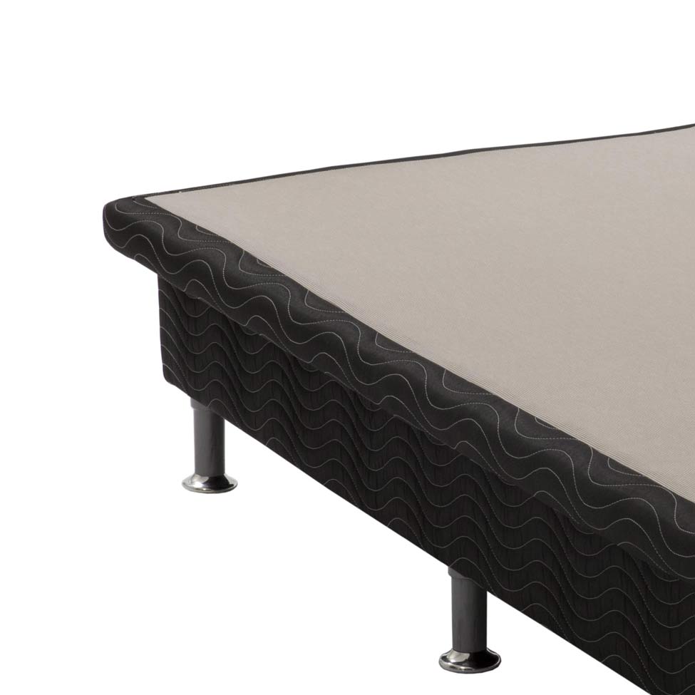 Base para Cama Box Solteiro Nero com Baú Preta