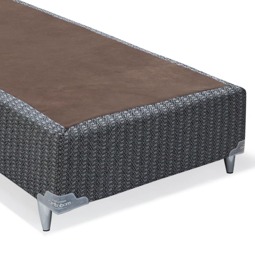 Base para Cama Box Solteiro Orthotel Grafite