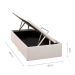 Base para Cama Box Solteiro Physical com Baú (39x88x188) Branca