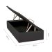 Base para Cama Box Solteiro Physical ll com Baú (39x88x188) Cinza