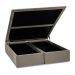 Base para Cama Box Super King Americana com Baú Bege